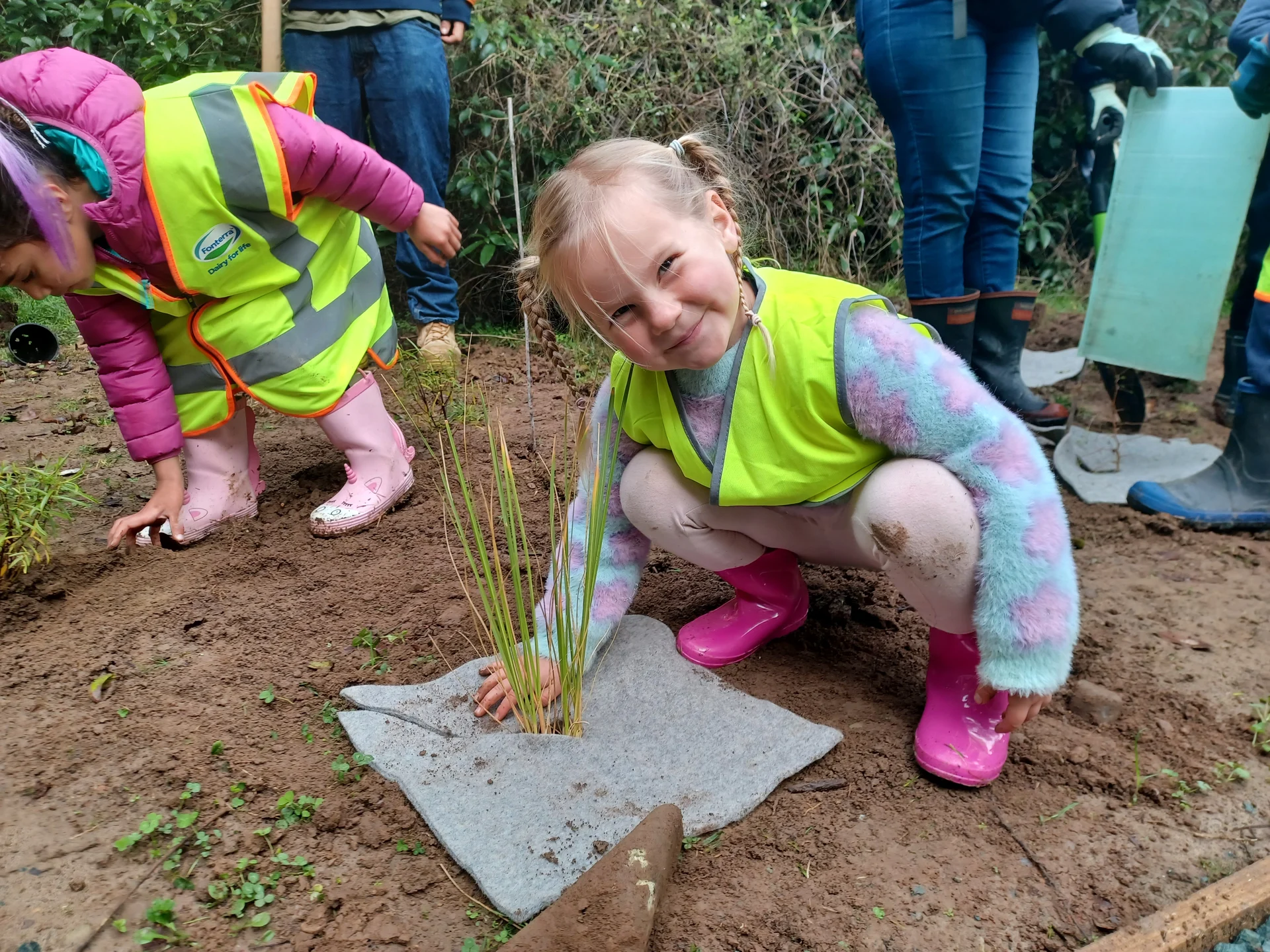Brightwater School’s 300-plant planting day