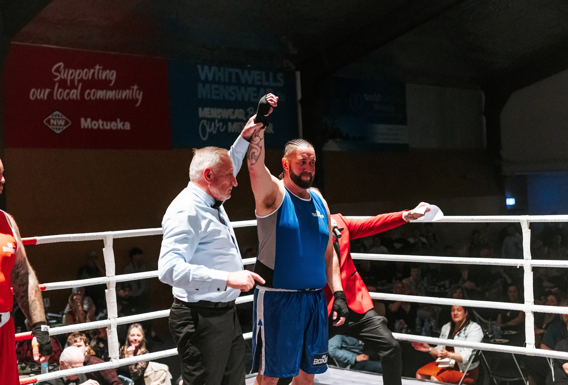 Hitting the ring for the first time: Tim Hikuroa