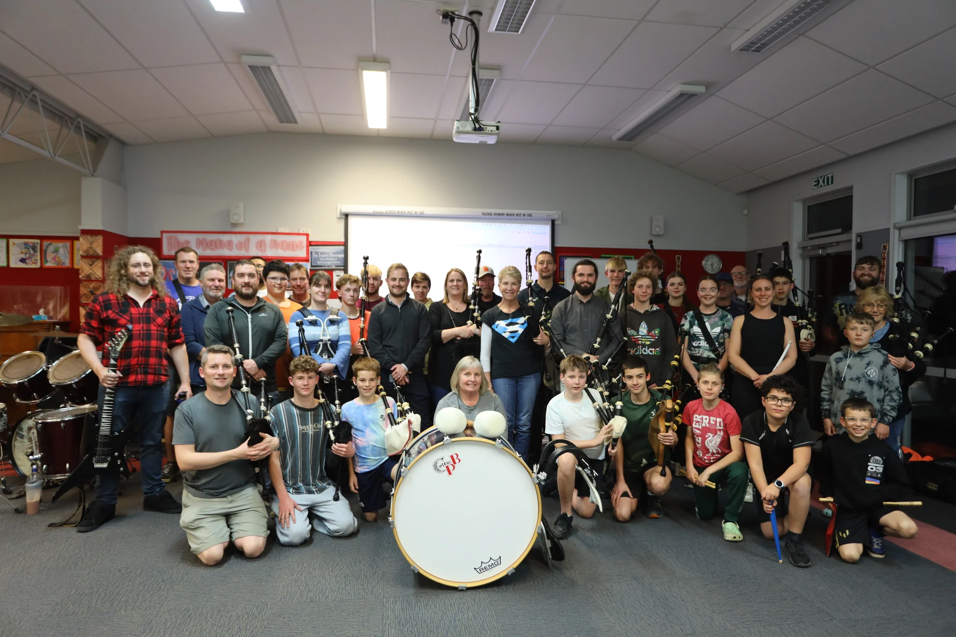 Rock meets pipes for concert