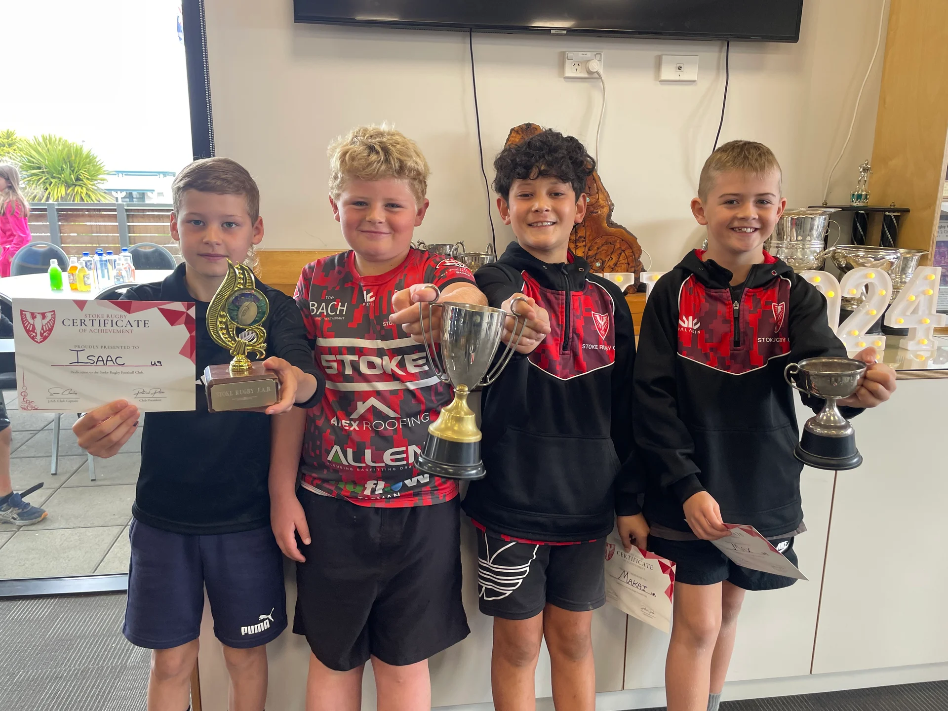 Youngest Stoke players recognised