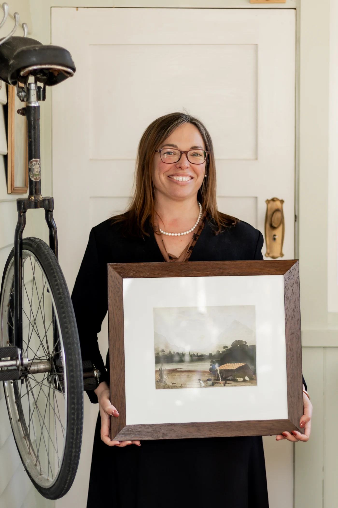 Watercolour print connects past and present