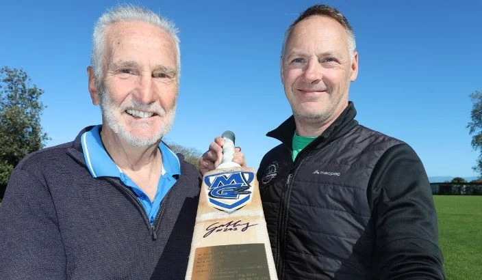 Greg Hay’s cricket legacy honoured with special bat donation