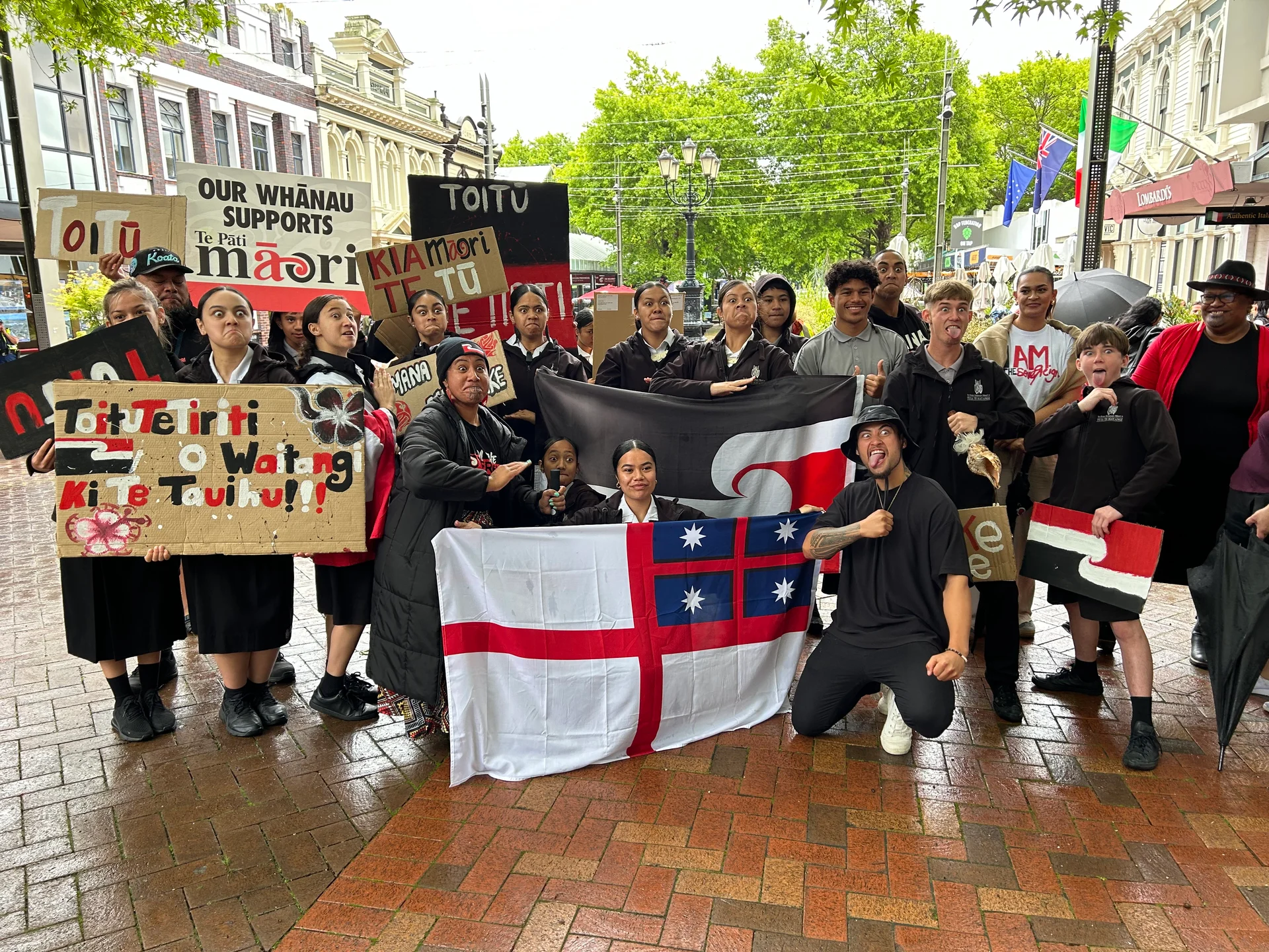 Treaty Principles Bill hīkoi arrives in Nelson