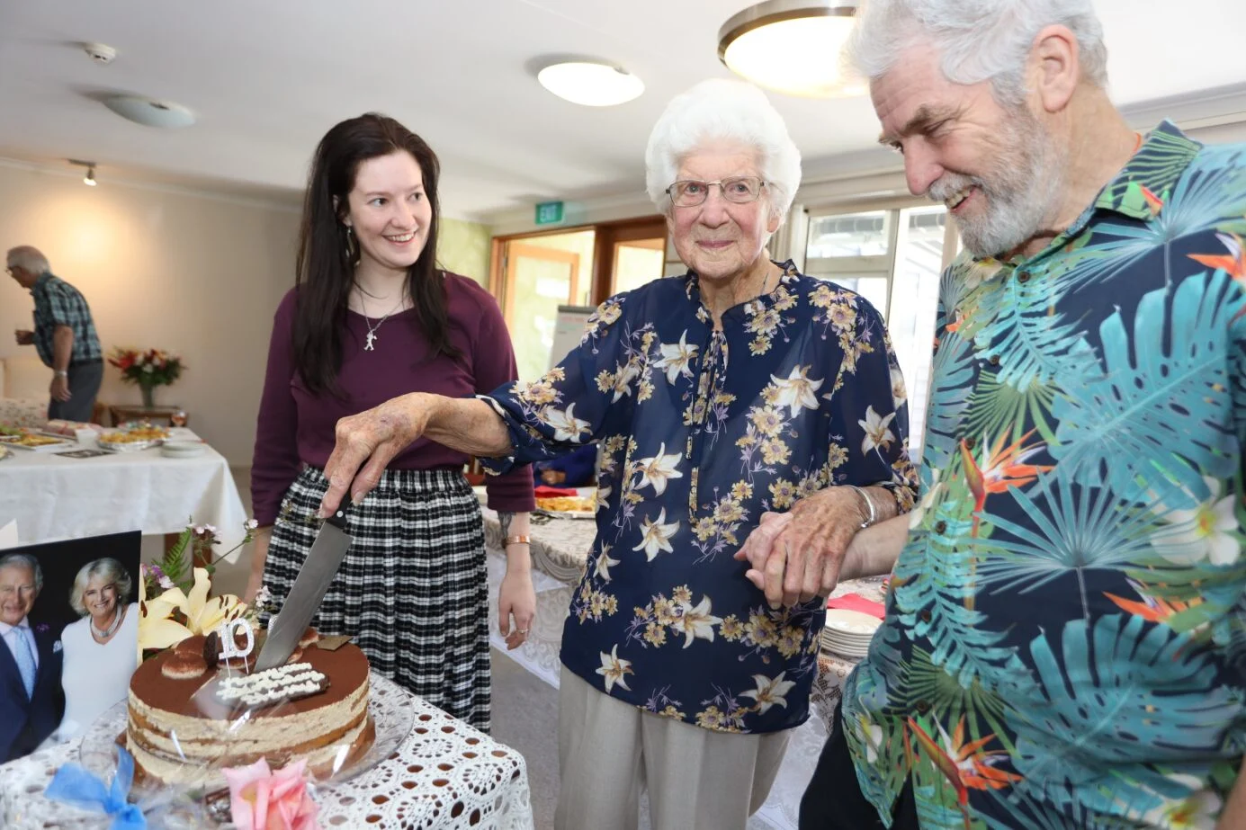 Shirley celebrates 100 milestone