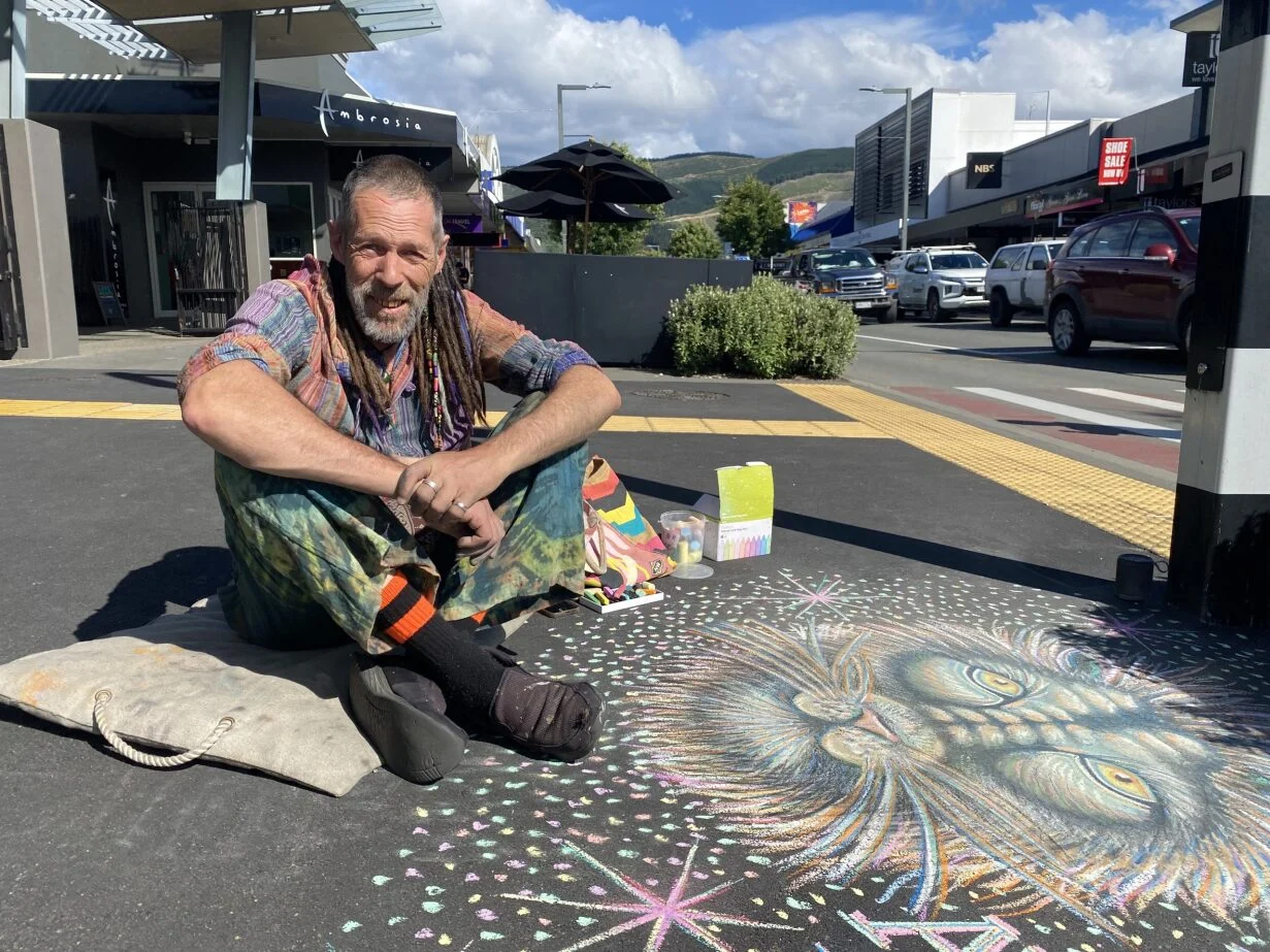 Chalk characters make brief appearance