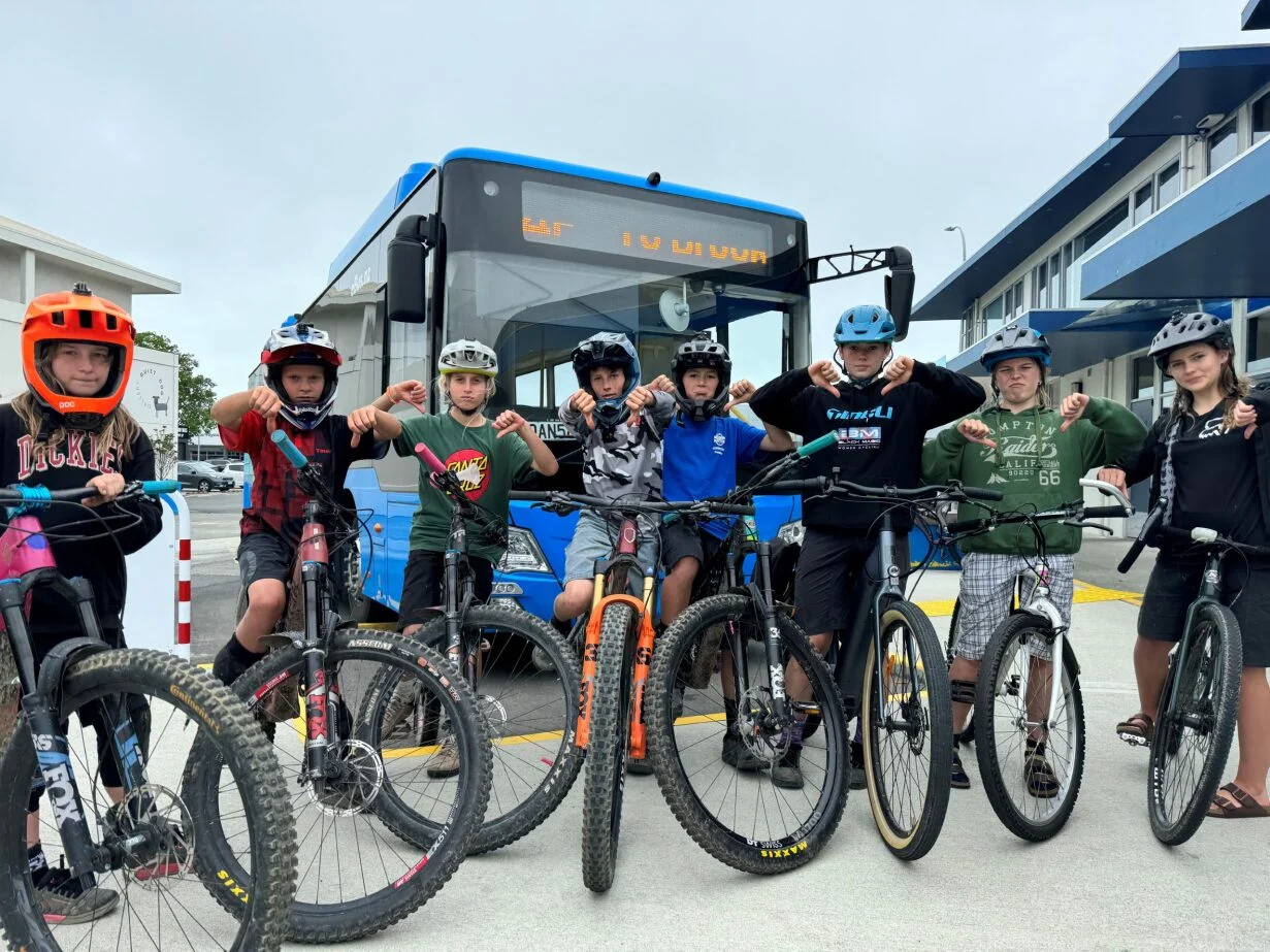 Bike racks gone
from buses