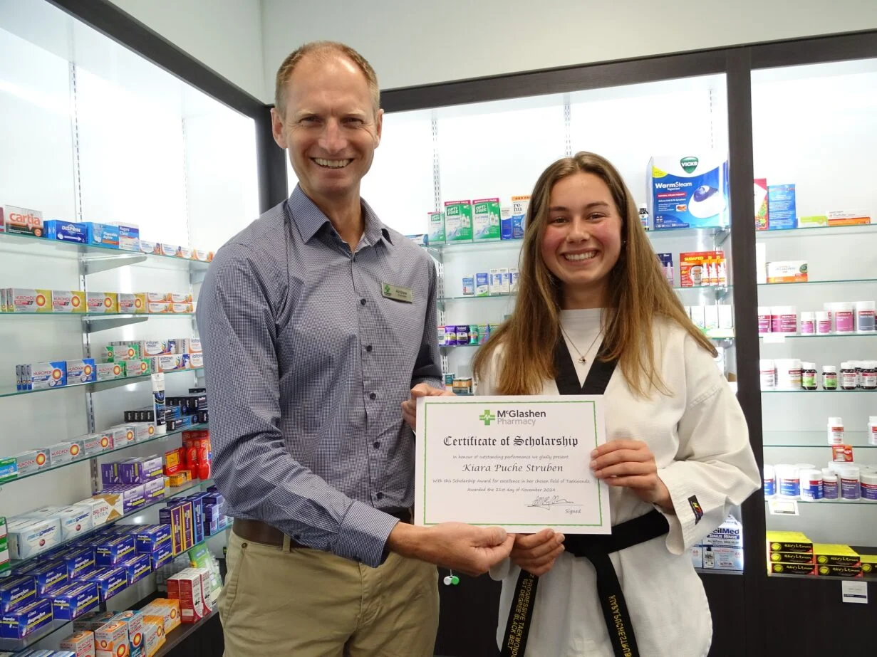 Taekwondo achievements win scholarship
