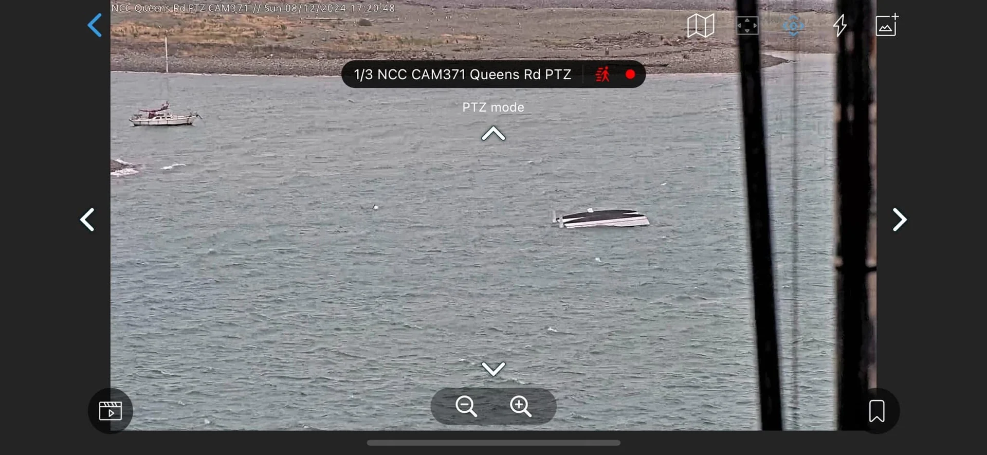 Catamaran capsizes in Tasman Bay