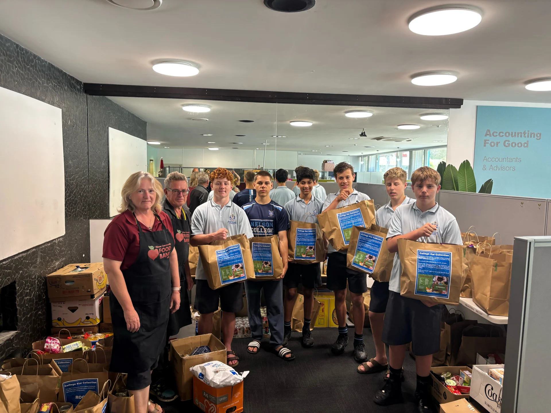 Nelson College nourishes needy