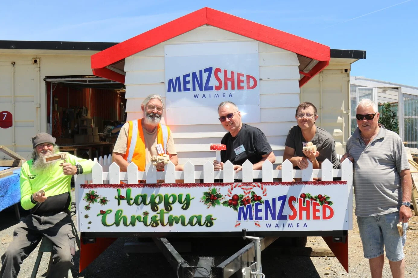 Menzshed spread Christmas cheer