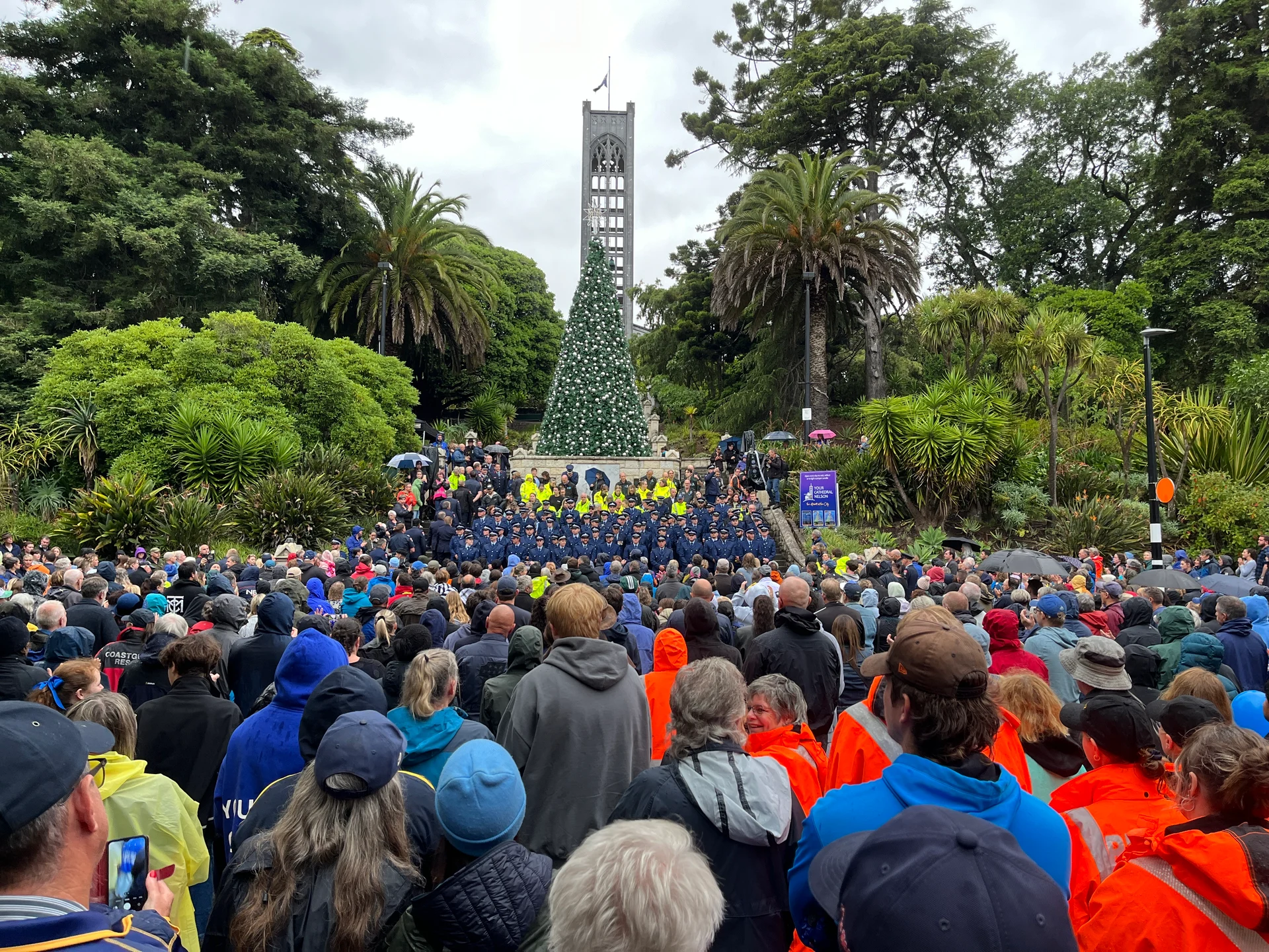 Nelson turns out in support of police officer killed on New Year’s Day