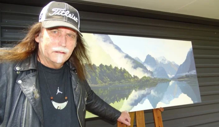 Taking a walk into the painting