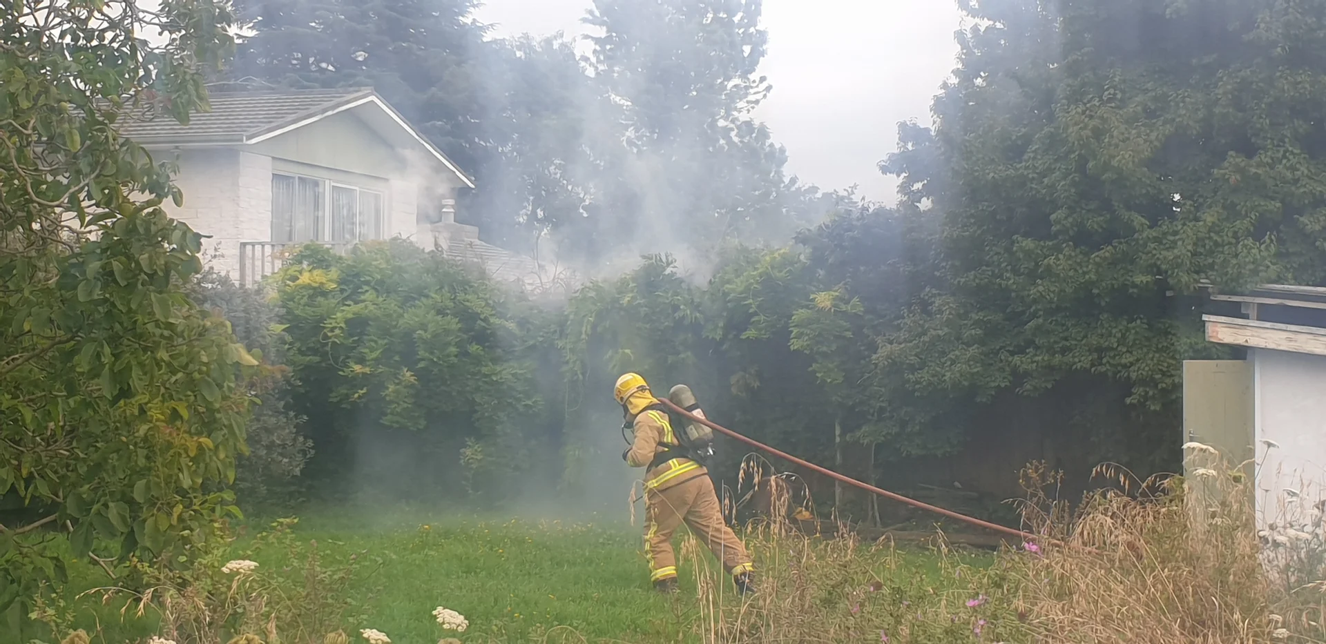 Fire near Berryfields in Richmond
