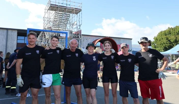 Tākaka dominate firefighter challenge