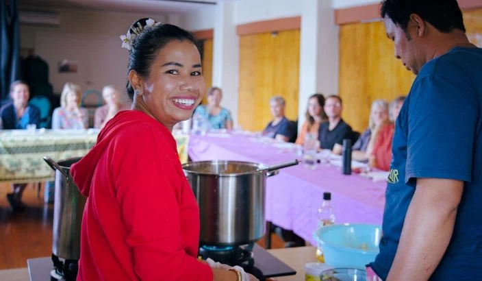 Coming together for curry and kōrero