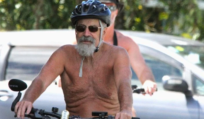 Bare bums on bike seats