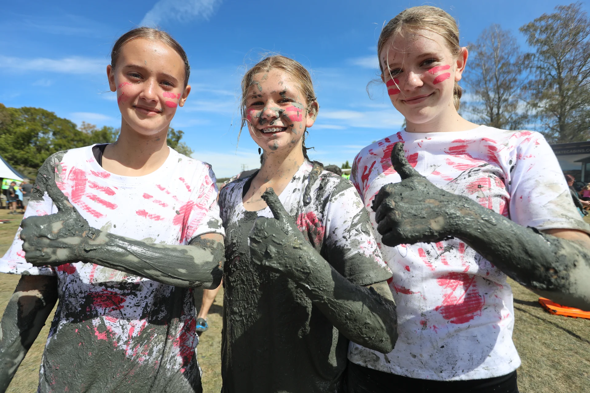 Getting muddy with buddies