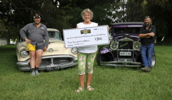 Full throttle philanthropy on show