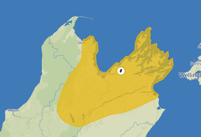 Severe thunderstorm expected