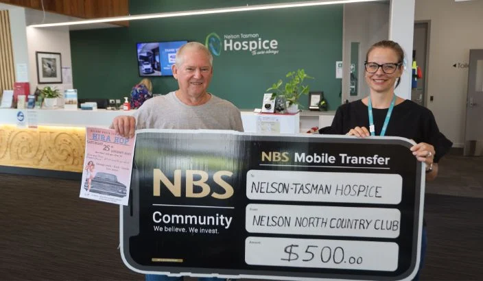 Hira Hop donation for hospice
