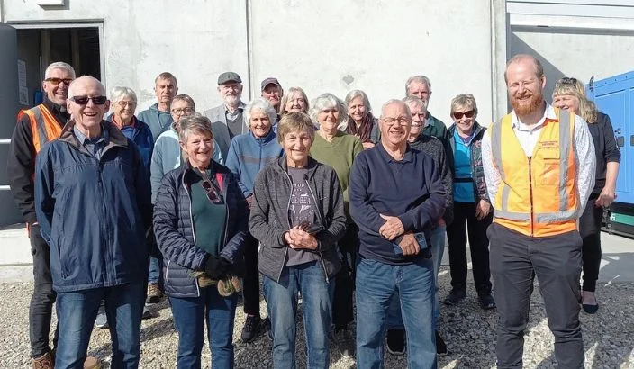Nosey Parkers visit Motueka Water Treatment Plant