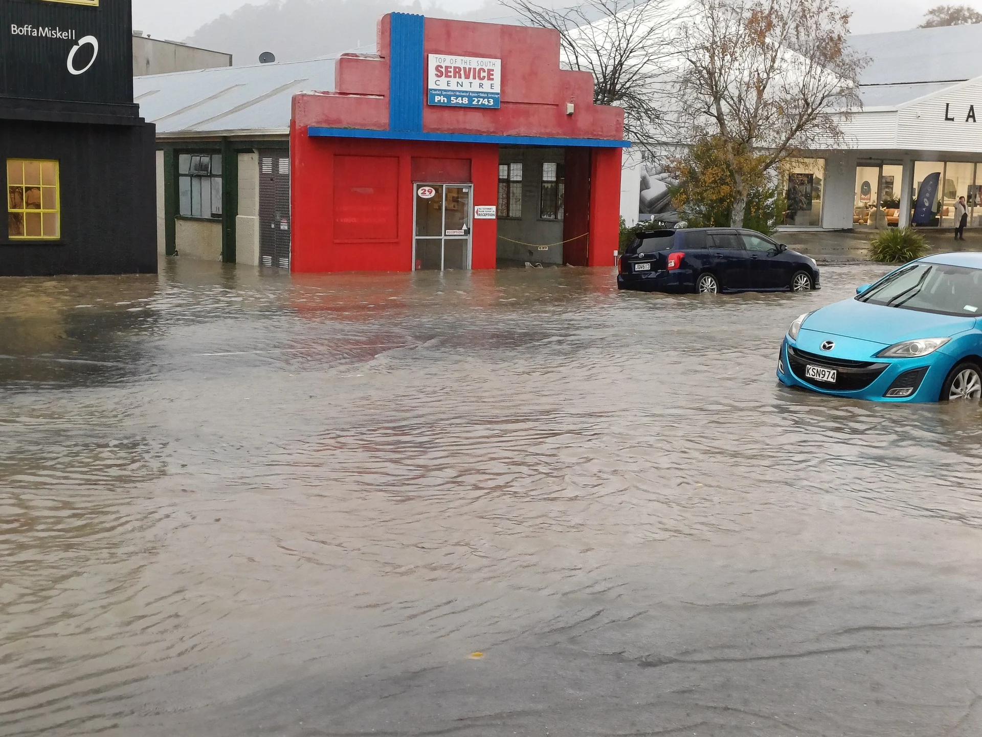 Flooding hits Nelson city
