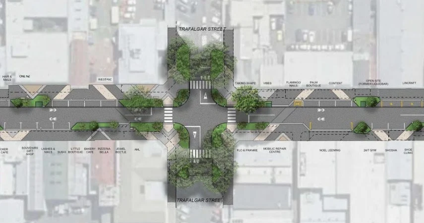 Revised design for Bridge St