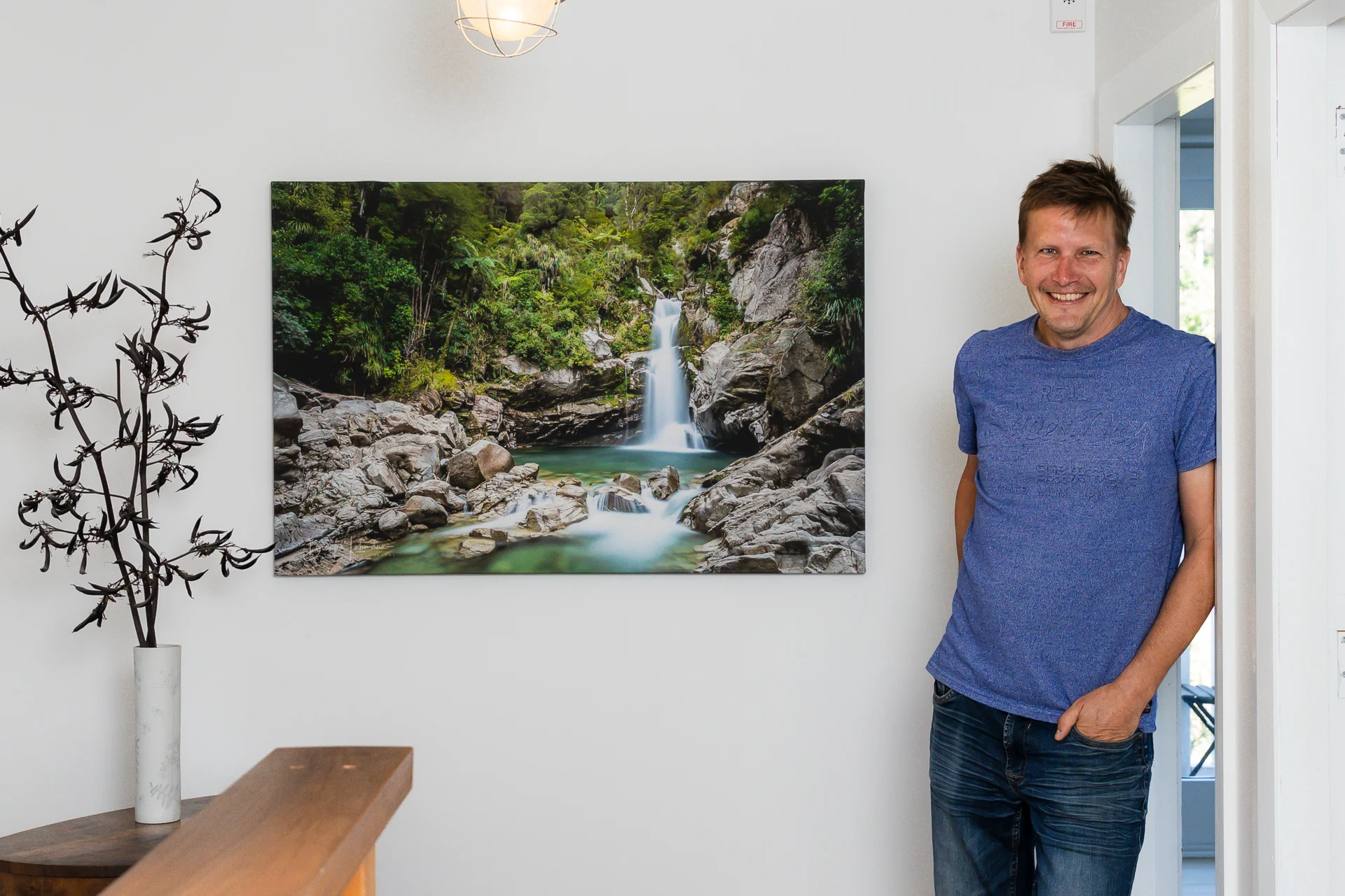 My favourite artwork: Wainui falls image inspires