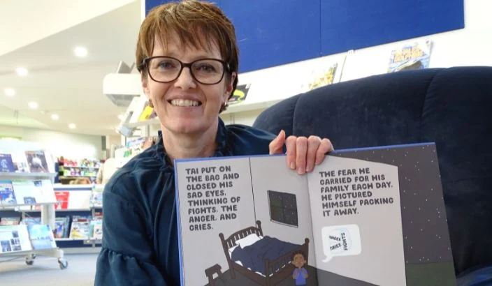 Donated books carry message of hope