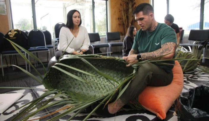 Wahakura woven with love
