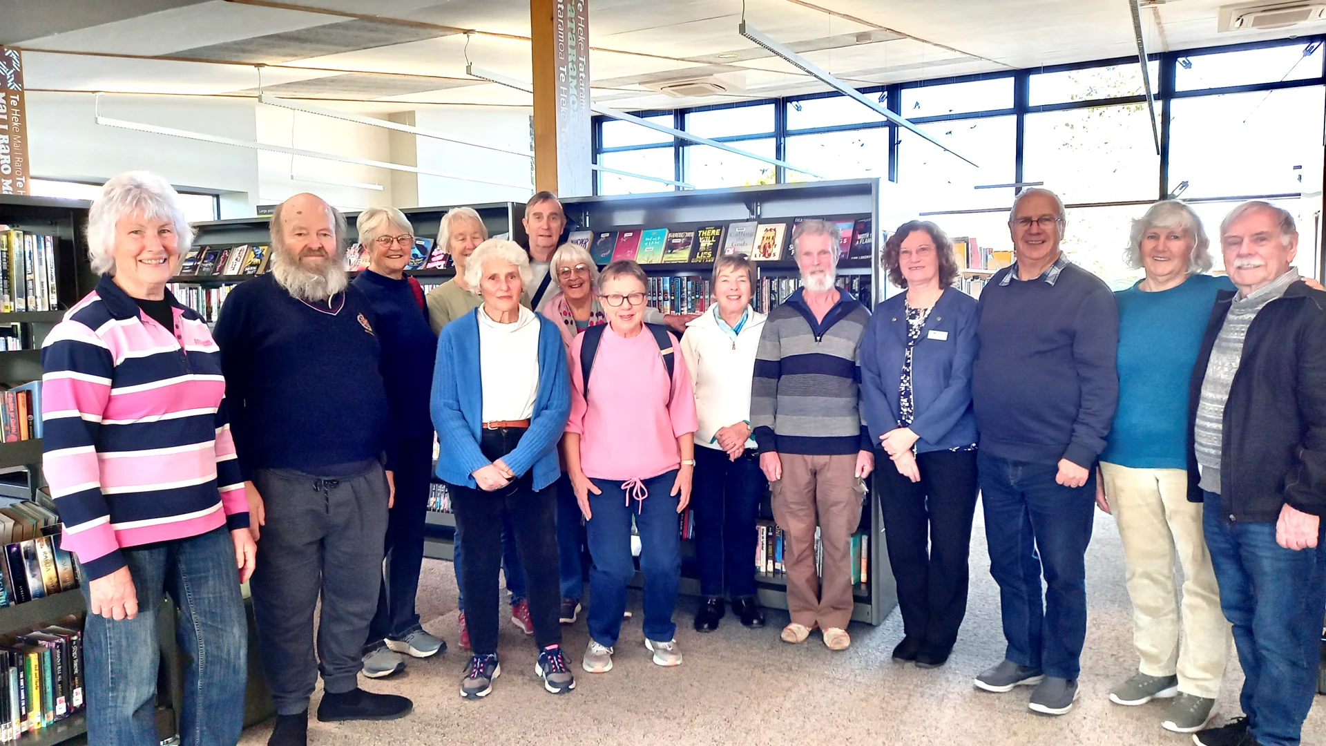 Nosey Parkers visit the Motueka Library