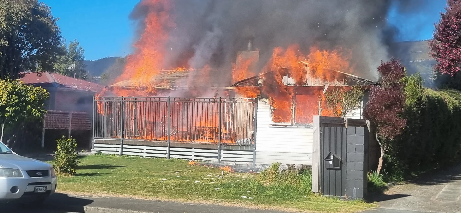 Richmond building up in flames