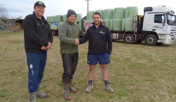 Donated stock feed for flood-hit farmers