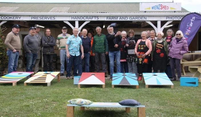 A toss-up for corn hole victory