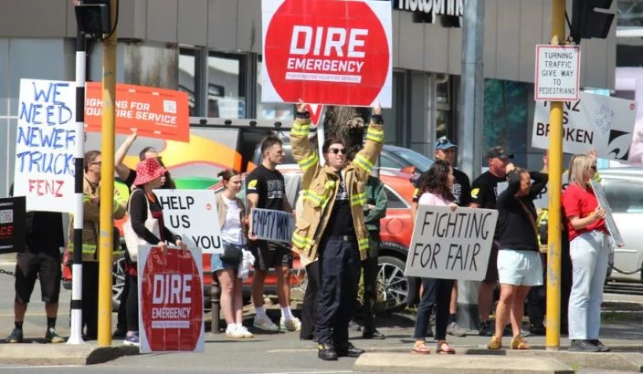 Firefighters walk off job despite feeling ‘disgusting’