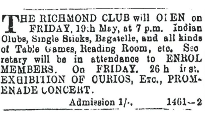 Richmond men’s clubs sparked debate and community spirit