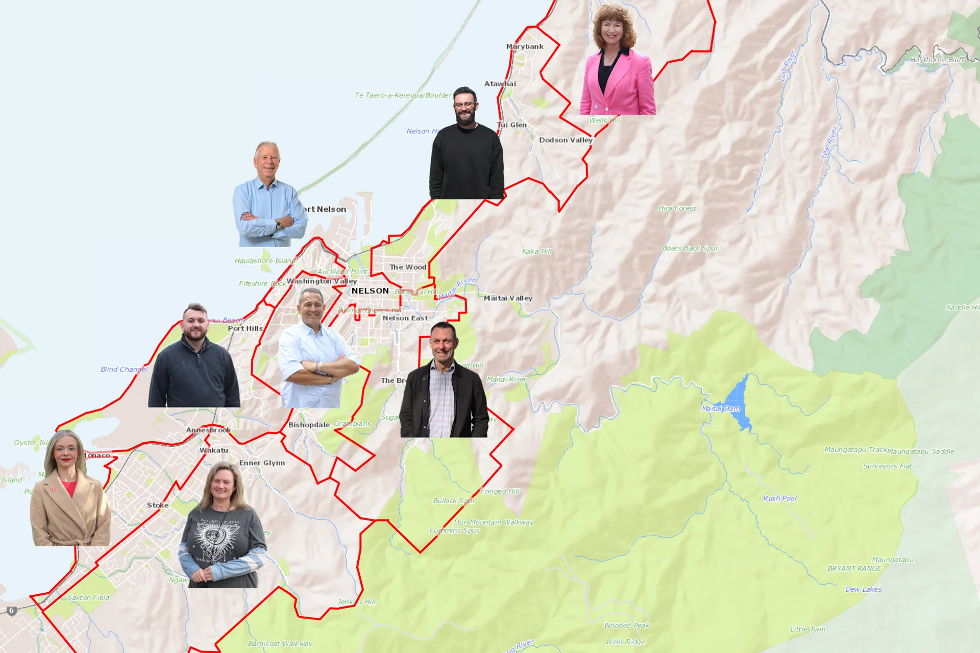 Go-to councillors for Nelson’s communities
