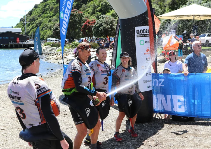 Intrepid GODZONE teams paddle into Picton