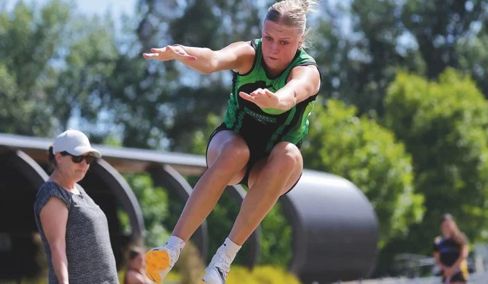 Teenage sports star taking a big leap