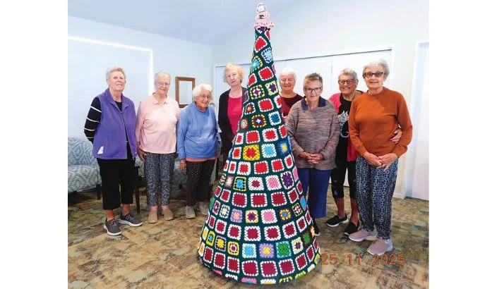 Woodlands’ crochet Christmas tree star of show