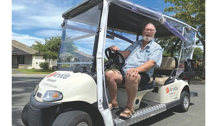 Golf cart has mighty impact on residents