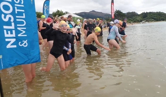 Annual Tata Beach swim draws more than 130