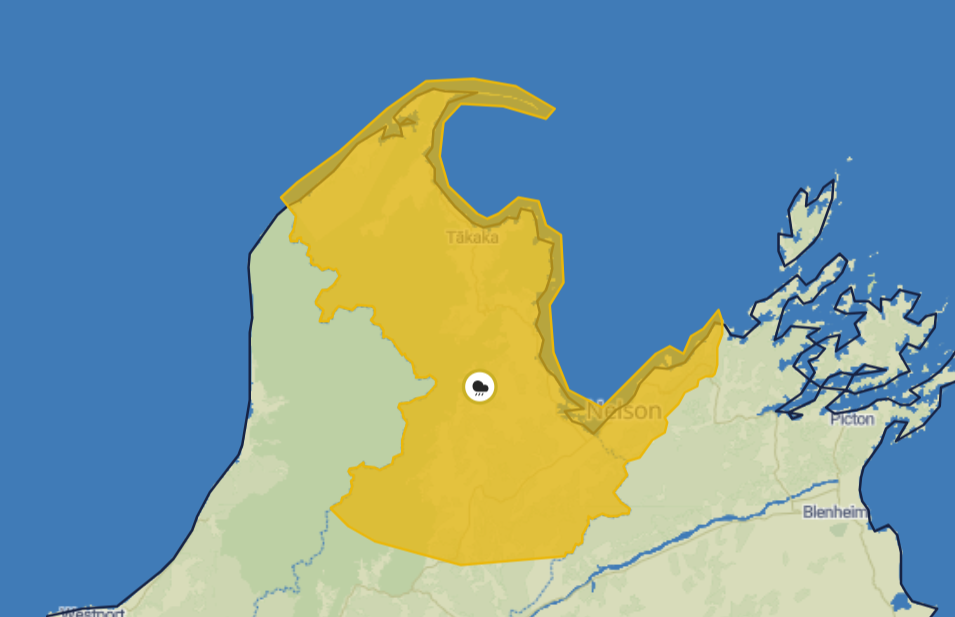 Heavy rain may bring thunderstorms