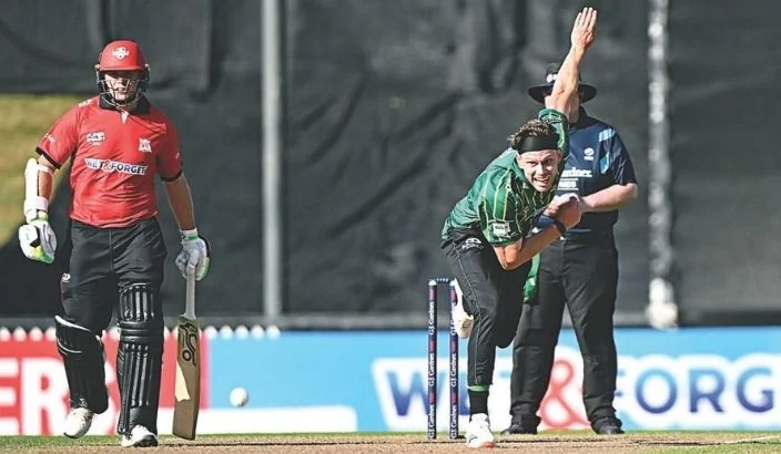 Cricketer bounces back from freak accident
