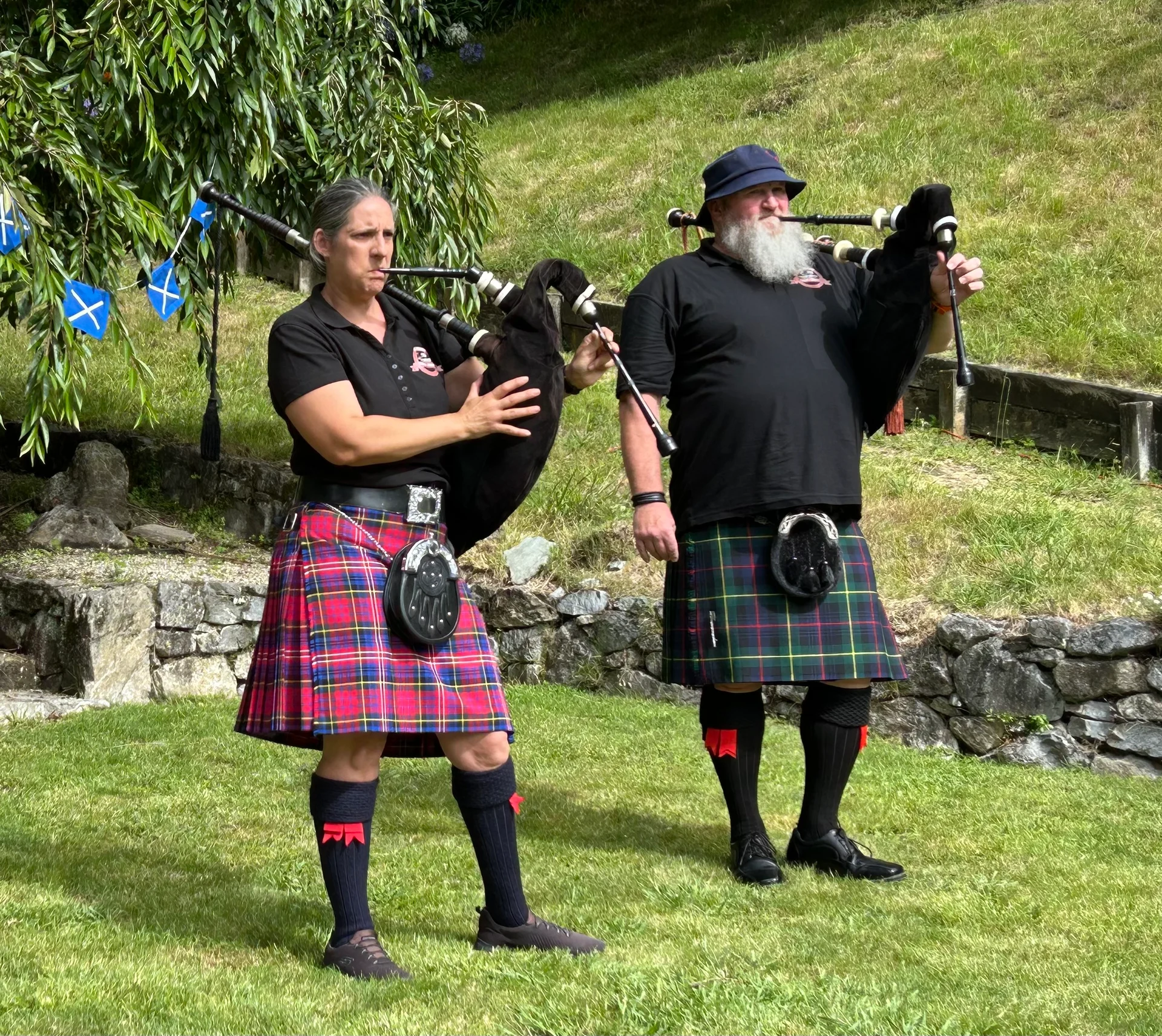 Pipes in the Park about to blast