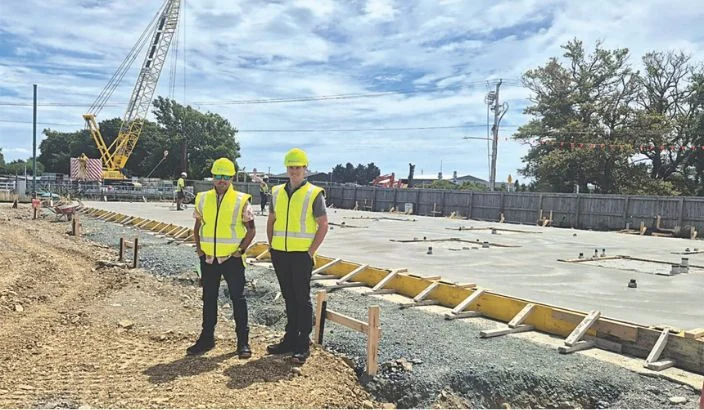 Concrete poured for care centre