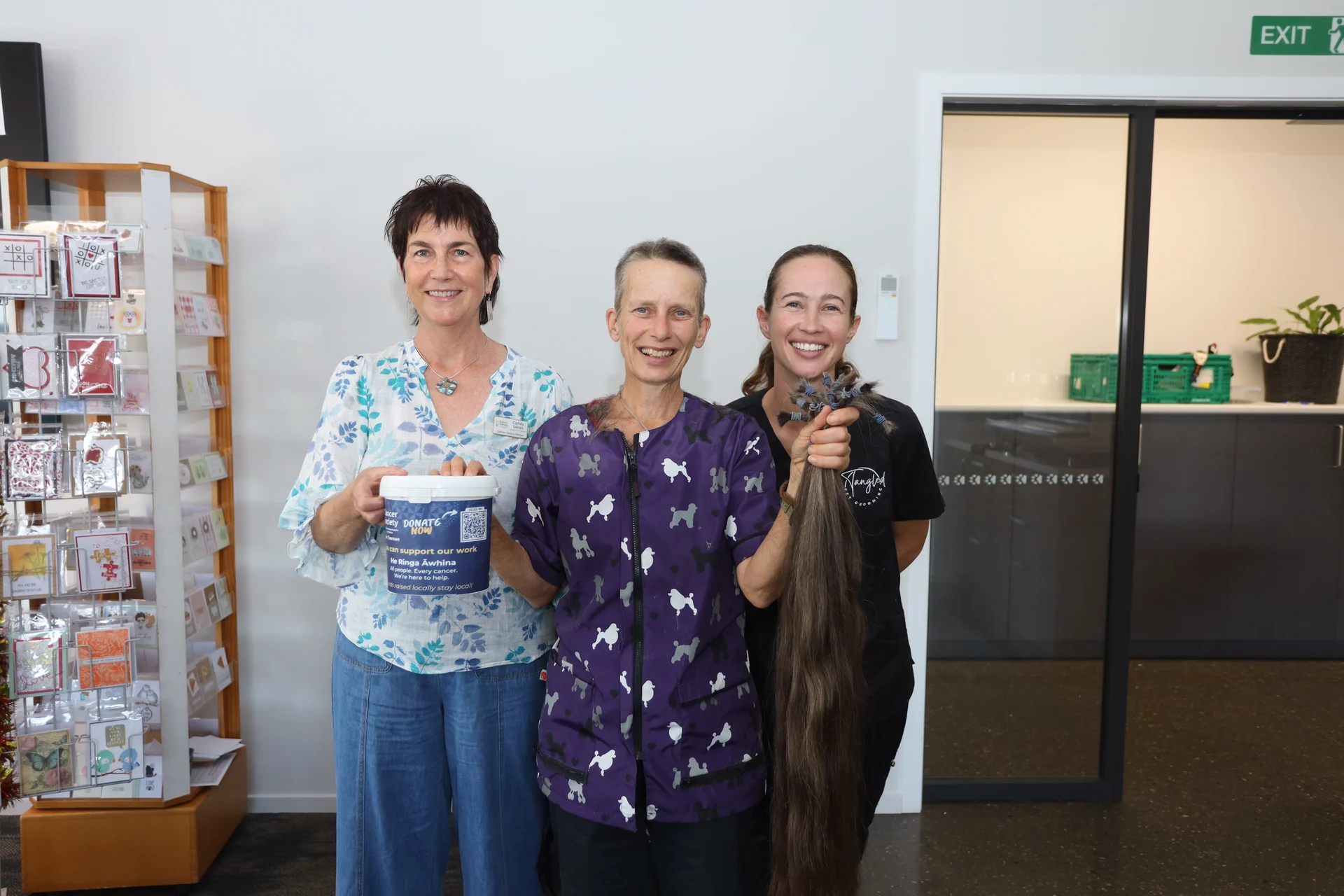 Gundula made the cut for charity