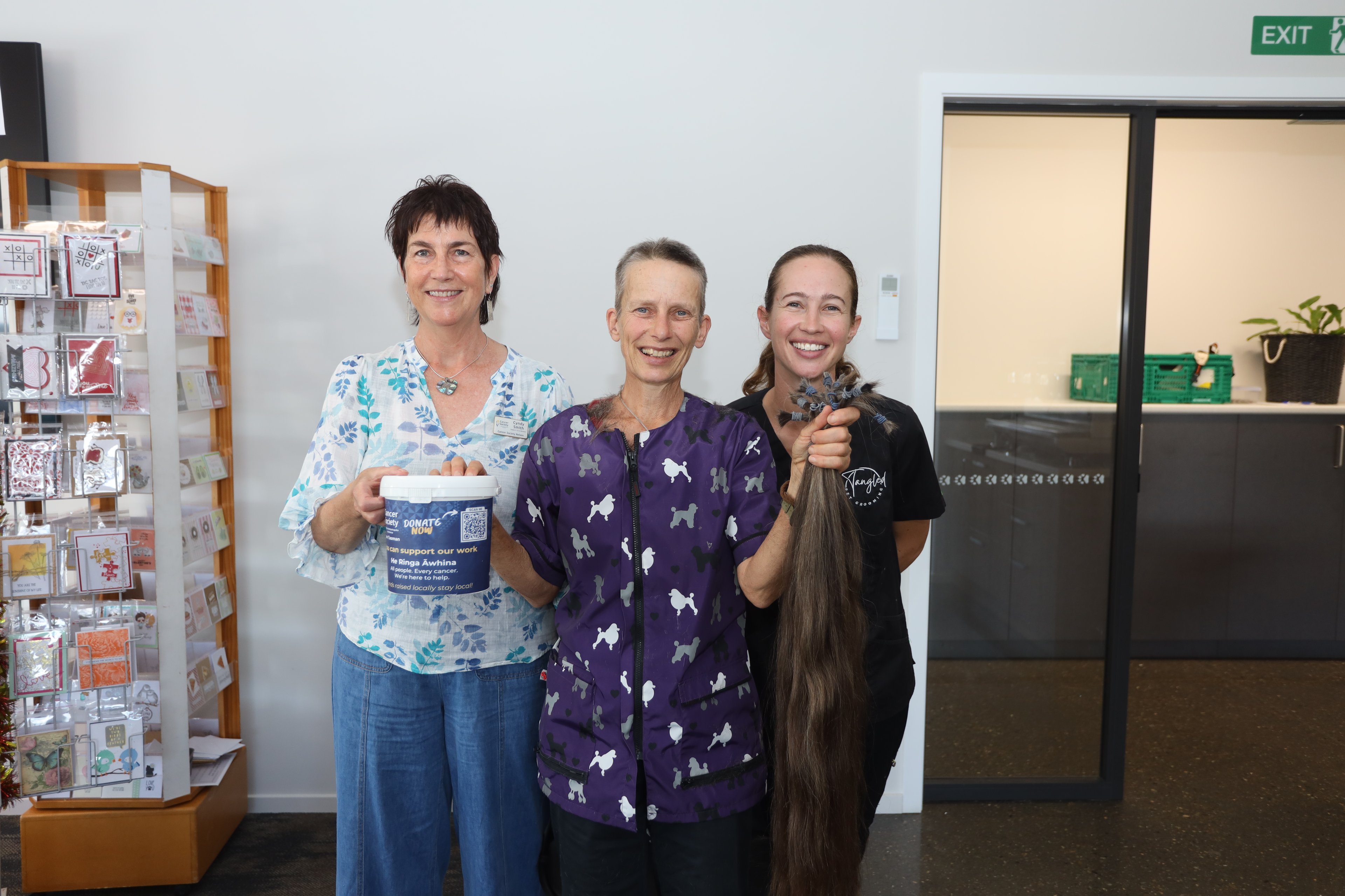 Gundula made the cut for charity