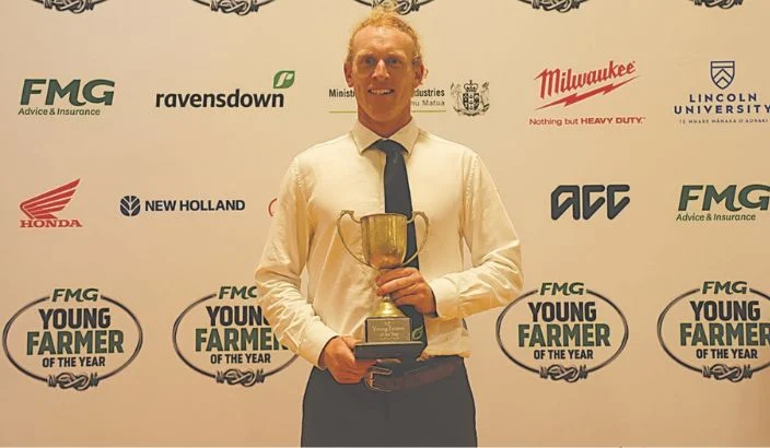 Dovedale farmer Bryce Win claims Tasman FMG Young Farmer of the Year regional title