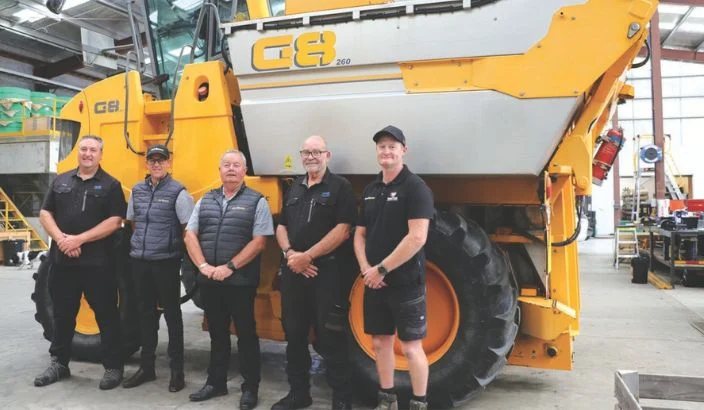 NMIT gains major equipment upgrade as TRS donates harvester for apprentice training